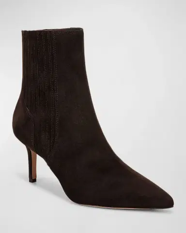 Veronica Beard 70mm Lisa Suede Stiletto Ankle Booties | Thumbnail 2 Veronica Beard 70mm Lisa Suede Stiletto Ankle Booties | Thumbnail 2