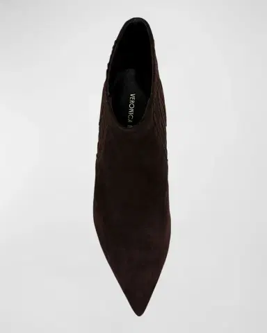 Veronica Beard 70mm Lisa Suede Stiletto Ankle Booties | Thumbnail 4 Veronica Beard 70mm Lisa Suede Stiletto Ankle Booties | Thumbnail 4