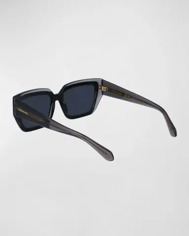 Ferragamo Logo Acetate Butterfly Sunglasses | Thumbnail 2 Ferragamo Logo Acetate Butterfly Sunglasses | Thumbnail 2