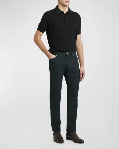 Brioni Men 's Cotton Stretch 5-Pocket Pants | Thumbnail 2 Brioni Men 's Cotton Stretch 5-Pocket Pants | Thumbnail 2