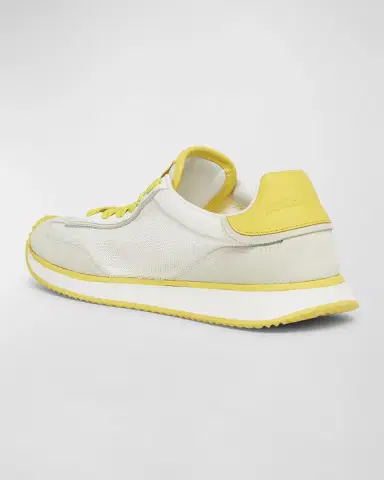Dolce & Gabbana Mixed-Material DG Cushion Sneakers | Thumbnail 3 Dolce & Gabbana Mixed-Material DG Cushion Sneakers | Thumbnail 3