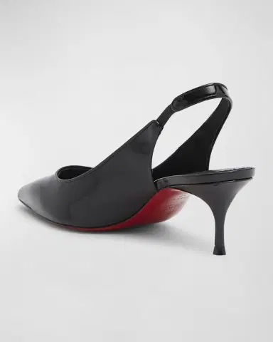 Christian Louboutin 55mm Kate Sporty Patent Slingback Pumps | Thumbnail 3 Christian Louboutin 55mm Kate Sporty Patent Slingback Pumps | Thumbnail 3