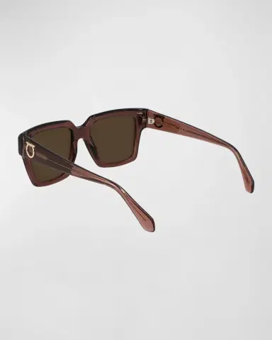 Ferragamo Gancini Acetate Square Sunglasses | Thumbnail 2 Ferragamo Gancini Acetate Square Sunglasses | Thumbnail 2
