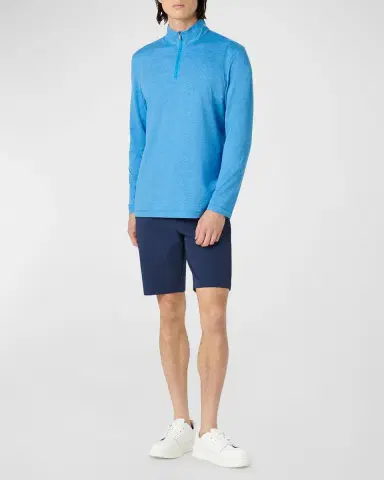 Bugatchi Men 's UV50 Performance Quarter-Zip Sweater | Thumbnail 2 Bugatchi Men 's UV50 Performance Quarter-Zip Sweater | Thumbnail 2