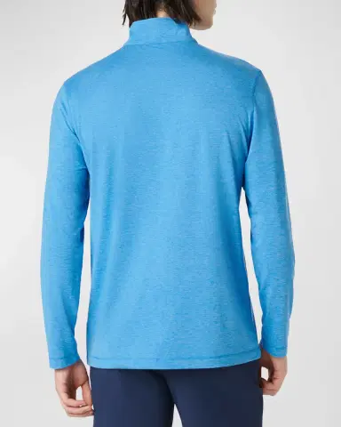 Bugatchi Men 's UV50 Performance Quarter-Zip Sweater | Thumbnail 3 Bugatchi Men 's UV50 Performance Quarter-Zip Sweater | Thumbnail 3