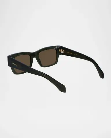 Ferragamo Men's Rivets Acetate Rectangle Sunglasses, 53mm | Thumbnail 2 Ferragamo Men's Rivets Acetate Rectangle Sunglasses, 53mm | Thumbnail 2