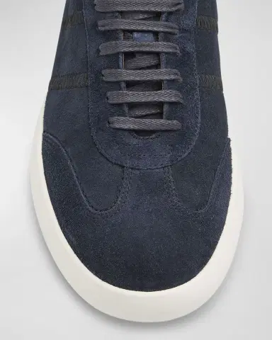 Brioni Men's New Cassette Suede Low-Top Sneakers | Thumbnail 6 Brioni Men's New Cassette Suede Low-Top Sneakers | Thumbnail 6
