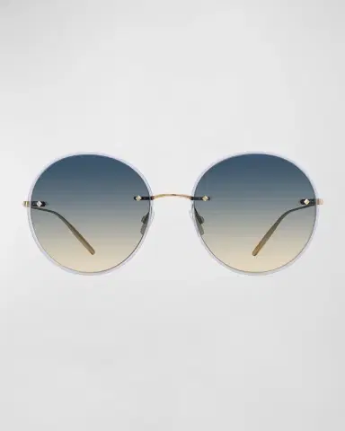 Barton Perreira Rigby Golden Titanium & Acetate Round Sunglasses | Thumbnail 3 Barton Perreira Rigby Golden Titanium & Acetate Round Sunglasses | Thumbnail 3