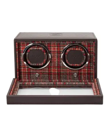 WOLF x WM Brown Double Watch Winder | Thumbnail 1 WOLF x WM Brown Double Watch Winder | Thumbnail 1