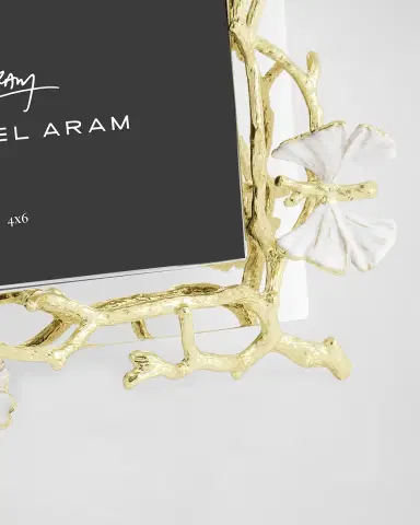 Michael Aram Butterfly Ginkgo White and Gold Frame | Thumbnail 6 Michael Aram Butterfly Ginkgo White and Gold Frame | Thumbnail 6