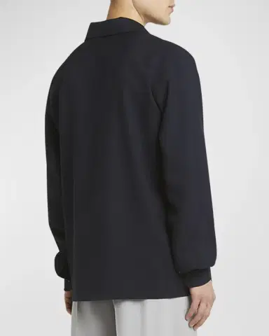 Marni Men's Embroidered Logo Sport Shirt | Thumbnail 3 Marni Men's Embroidered Logo Sport Shirt | Thumbnail 3