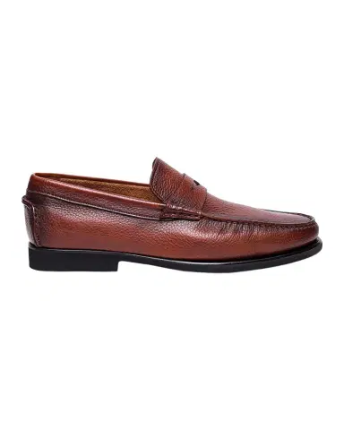 Santoni Men's Ikangia Leather Penny Loafers | Thumbnail 1 Santoni Men's Ikangia Leather Penny Loafers | Thumbnail 1