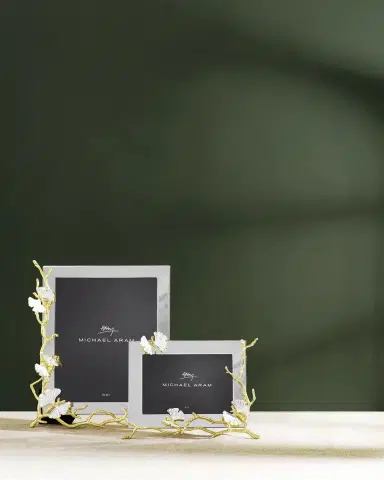 Michael Aram Butterfly Ginkgo White and Gold Frame | Thumbnail 5 Michael Aram Butterfly Ginkgo White and Gold Frame | Thumbnail 5