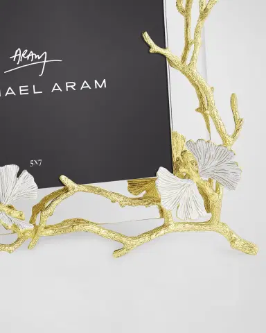 Michael Aram Butterfly Ginkgo White and Gold Frame | Thumbnail 6 Michael Aram Butterfly Ginkgo White and Gold Frame | Thumbnail 6