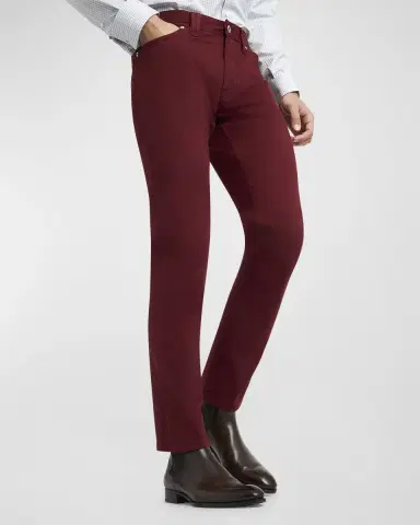Brioni Men 's Cotton Stretch 5-Pocket Pants | Thumbnail 6 Brioni Men 's Cotton Stretch 5-Pocket Pants | Thumbnail 6
