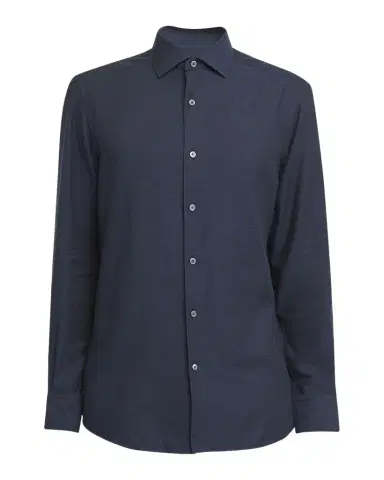 ZEGNA Men's Cashmere-Cotton Cashco Sport Shirt | Thumbnail 1 ZEGNA Men's Cashmere-Cotton Cashco Sport Shirt | Thumbnail 1