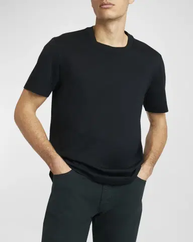 Brioni Men's Cotton Crewneck T-Shirt | Thumbnail 6 Brioni Men's Cotton Crewneck T-Shirt | Thumbnail 6