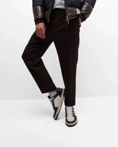 Giuseppe Zanotti Men's Gz94 Bicolor Leather High-Top Sneakers | Thumbnail 2 Giuseppe Zanotti Men's Gz94 Bicolor Leather High-Top Sneakers | Thumbnail 2