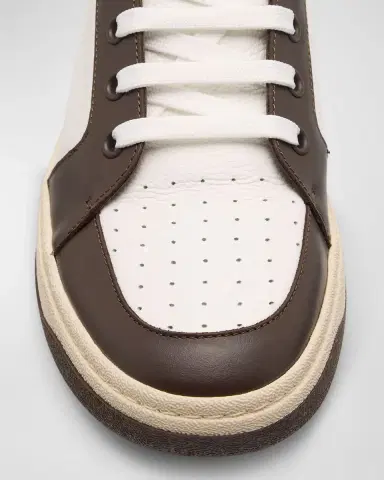 Giuseppe Zanotti Men's Gz94 Bicolor Leather High-Top Sneakers | Thumbnail 6 Giuseppe Zanotti Men's Gz94 Bicolor Leather High-Top Sneakers | Thumbnail 6
