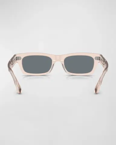 Oliver Peoples Semi-Transparent Acetate & Crystal Rectangle Sunglasses | Thumbnail 5 Oliver Peoples Semi-Transparent Acetate & Crystal Rectangle Sunglasses | Thumbnail 5
