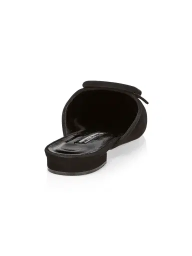Manolo Blahnik Women's Maysale Suede Flats - Black - Size 11 | Thumbnail 3 Manolo Blahnik Women's Maysale Suede Flats - Black - Size 11 | Thumbnail 3