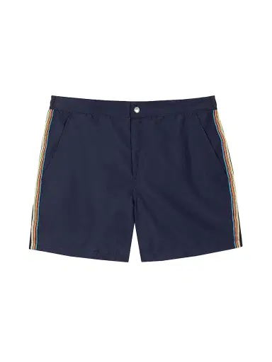 Paul Smith Men's Signature Stripe Swim Shorts - Navy - Size XL | Thumbnail 1 Paul Smith Men's Signature Stripe Swim Shorts - Navy - Size XL | Thumbnail 1