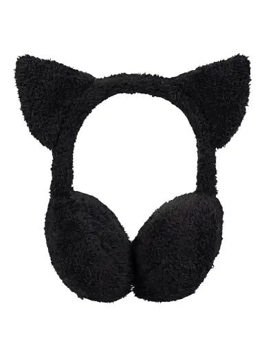 Charles Jeffrey Loverboy Men's Logo Faux-Fur Earmuffs - Black | Thumbnail 2 Charles Jeffrey Loverboy Men's Logo Faux-Fur Earmuffs - Black | Thumbnail 2