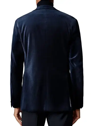 Reiss Men's Apsara Velvet Blazer | Thumbnail 4 Reiss Men's Apsara Velvet Blazer | Thumbnail 4
