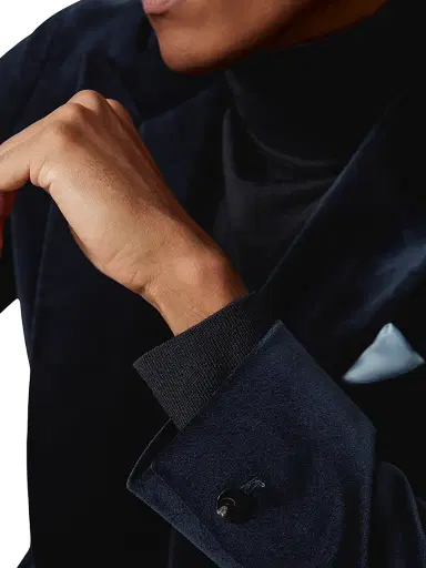 Reiss Men's Apsara Velvet Blazer | Thumbnail 5 Reiss Men's Apsara Velvet Blazer | Thumbnail 5