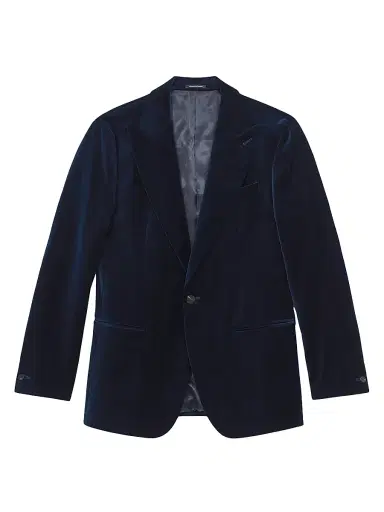 Reiss Men's Apsara Velvet Blazer | Thumbnail 1 Reiss Men's Apsara Velvet Blazer | Thumbnail 1