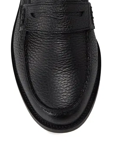 Manolo Blahnik Women's Perrita Leather Loafers - Black - Size 12 | Thumbnail 4 Manolo Blahnik Women's Perrita Leather Loafers - Black - Size 12 | Thumbnail 4