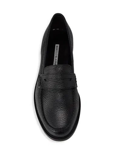 Manolo Blahnik Women's Perrita Leather Loafers - Black - Size 12 | Thumbnail 5 Manolo Blahnik Women's Perrita Leather Loafers - Black - Size 12 | Thumbnail 5