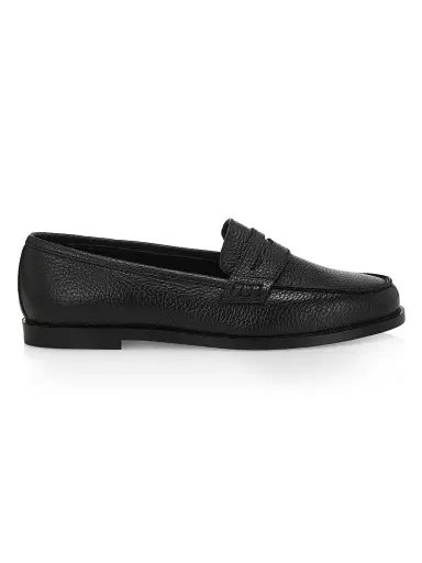 Manolo Blahnik Women's Perrita Leather Loafers - Black - Size 12 | Thumbnail 1 Manolo Blahnik Women's Perrita Leather Loafers - Black - Size 12 | Thumbnail 1