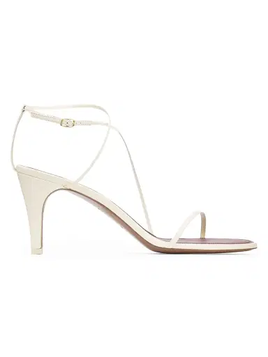NEOUS Women's Nostalgic Modernism Chamu 80MM Leather Sandals - Cream - Size 11 | Thumbnail 1 NEOUS Women's Nostalgic Modernism Chamu 80MM Leather Sandals - Cream - Size 11 | Thumbnail 1