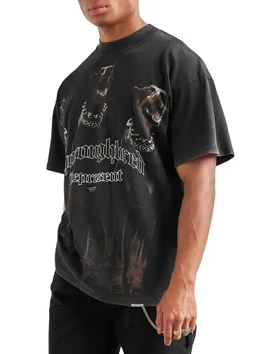 Represent Men's Thoroughbred Logo T-Shirt | Thumbnail 4 Represent Men's Thoroughbred Logo T-Shirt | Thumbnail 4