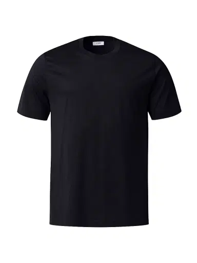 Eton Men's Cotton-Silk Crewneck T-Shirt - Blue | Thumbnail 1 Eton Men's Cotton-Silk Crewneck T-Shirt - Blue | Thumbnail 1