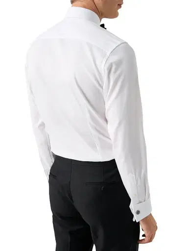 Eton Men's Contemporary-Fit Plissé Bib Formal Shirt - White - Size 18.5 | Thumbnail 3 Eton Men's Contemporary-Fit Plissé Bib Formal Shirt - White - Size 18.5 | Thumbnail 3