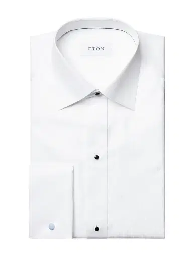 Eton Men's Contemporary-Fit Plissé Bib Formal Shirt - White - Size 18.5 | Thumbnail 1 Eton Men's Contemporary-Fit Plissé Bib Formal Shirt - White - Size 18.5 | Thumbnail 1
