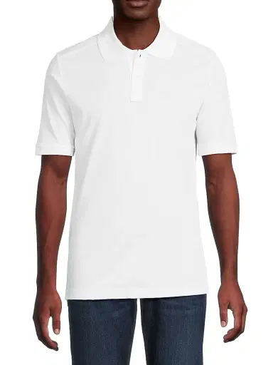 Eton Men's Cotton Piqué Polo Shirt - White | Thumbnail 3 Eton Men's Cotton Piqué Polo Shirt - White | Thumbnail 3