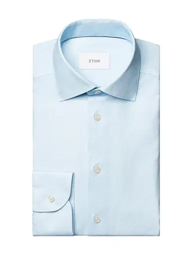 Eton Men's Slim-Fit 4Flex Stretch-Cotton Shirt - Blue | Thumbnail 1 Eton Men's Slim-Fit 4Flex Stretch-Cotton Shirt - Blue | Thumbnail 1