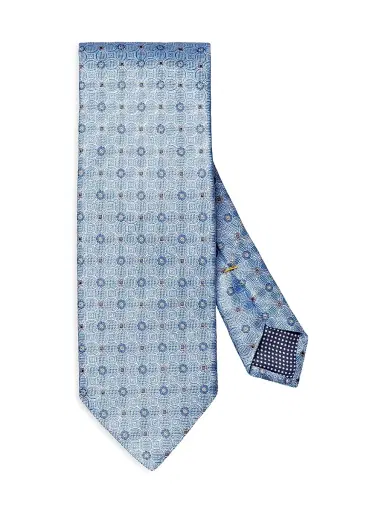 Eton Men's Floral Silk Tie | Thumbnail 1 Eton Men's Floral Silk Tie | Thumbnail 1