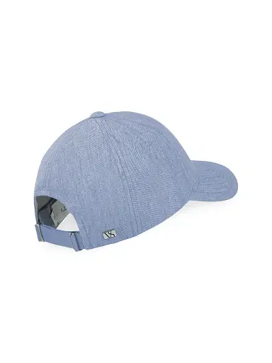 Varsity Headwear Men's Linen Baseball Hat - Azure Blue | Thumbnail 3 Varsity Headwear Men's Linen Baseball Hat - Azure Blue | Thumbnail 3