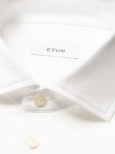 Eton Men's Jaquard Filo Di Scozia Polo Shirt - White - Size XXL | Thumbnail 6 Eton Men's Jaquard Filo Di Scozia Polo Shirt - White - Size XXL | Thumbnail 6