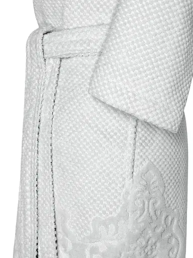Togas Women's Michelle Cotton Bathrobe - Pale Grey - Size XL | Thumbnail 4 Togas Women's Michelle Cotton Bathrobe - Pale Grey - Size XL | Thumbnail 4