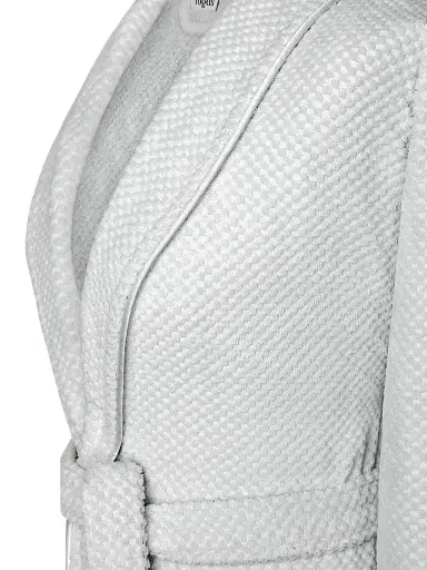 Togas Women's Michelle Cotton Bathrobe - Pale Grey - Size XL | Thumbnail 5 Togas Women's Michelle Cotton Bathrobe - Pale Grey - Size XL | Thumbnail 5