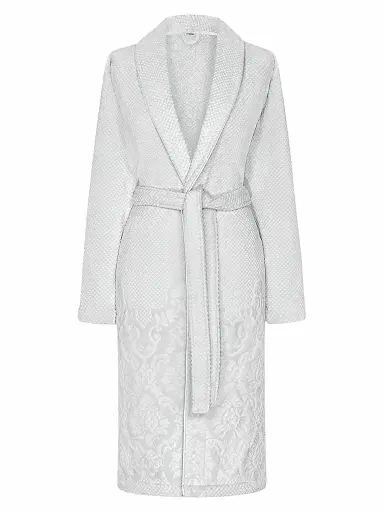 Togas Women's Michelle Cotton Bathrobe - Pale Grey - Size XL | Thumbnail 1 Togas Women's Michelle Cotton Bathrobe - Pale Grey - Size XL | Thumbnail 1