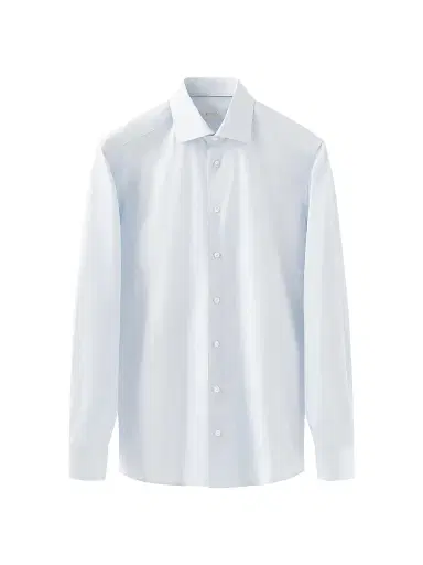Eton Men's Contemporary-Fit Elevated Twill Dress Shirt - Blue - Size 18 | Thumbnail 2 Eton Men's Contemporary-Fit Elevated Twill Dress Shirt - Blue - Size 18 | Thumbnail 2