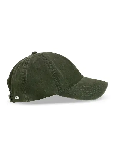 Varsity Headwear Men's Washed Cotton Baseball Cap - Green - Size Small | Thumbnail 2 Varsity Headwear Men's Washed Cotton Baseball Cap - Green - Size Small | Thumbnail 2