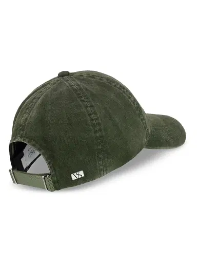 Varsity Headwear Men's Washed Cotton Baseball Cap - Green - Size Small | Thumbnail 3 Varsity Headwear Men's Washed Cotton Baseball Cap - Green - Size Small | Thumbnail 3