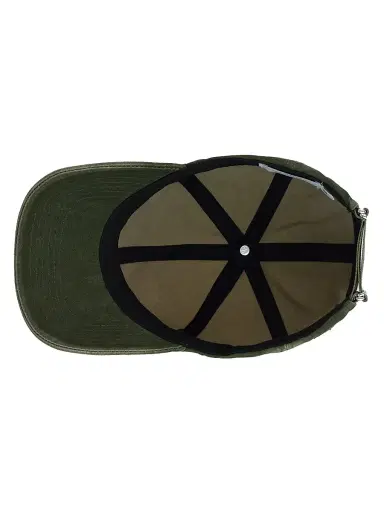 Varsity Headwear Men's Washed Cotton Baseball Cap - Green - Size Small | Thumbnail 4 Varsity Headwear Men's Washed Cotton Baseball Cap - Green - Size Small | Thumbnail 4